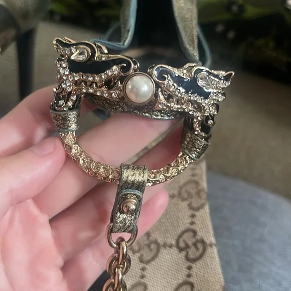 Gucci Tom Ford Era Dragon Jewel Runway Shoes - Picture 3 of 14